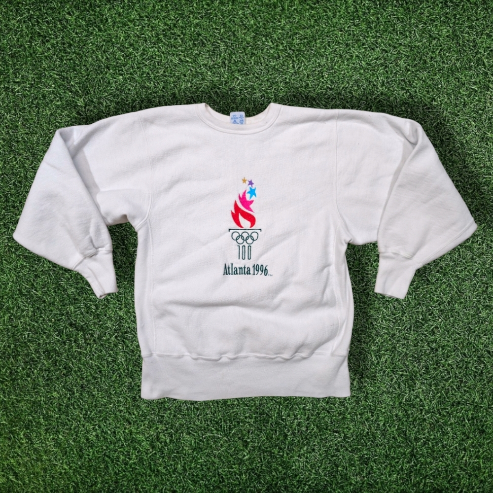 VINTAGE CHAMPION REVERSE WEAVE ATLANTA OLYMPICS CREWNECK